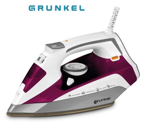 GRKPLA15  PLANCHA DE VAPOR GRUNKEL 2500W. ROJO