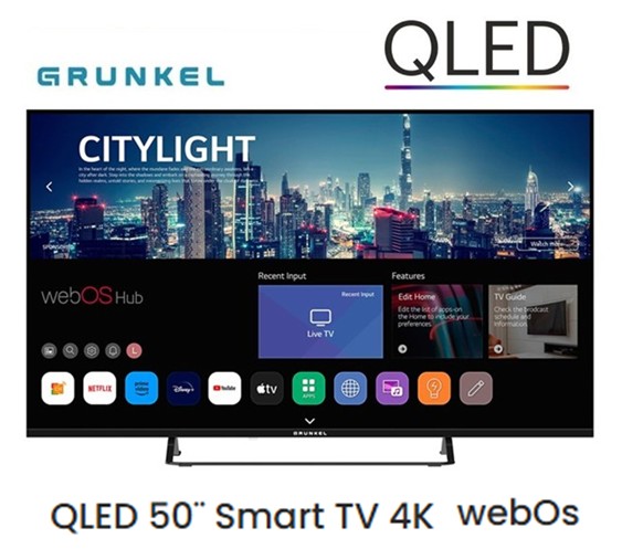 GRKQLED5025  TV GRUNKEL QLED 5025 webOS hub 50"