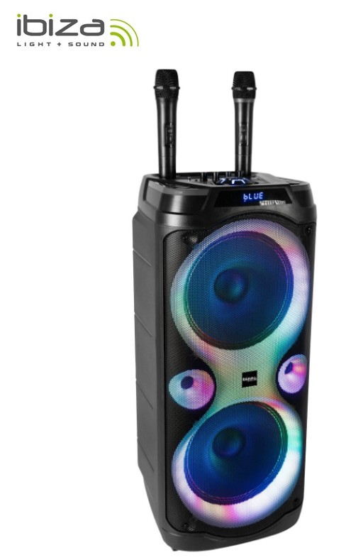 IBI172047  ALTAVOZ KARAOKE  IBIZA SOUND COLUMBA 1000W
