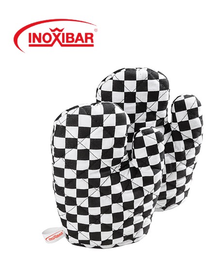 INO10211  MANOPLAS INOXIBAR TEXTILES SET DE 2