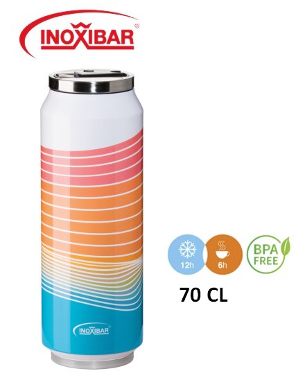 INO61266  TERMO CAN BLUE WAVES INOXIBAR 70 CL