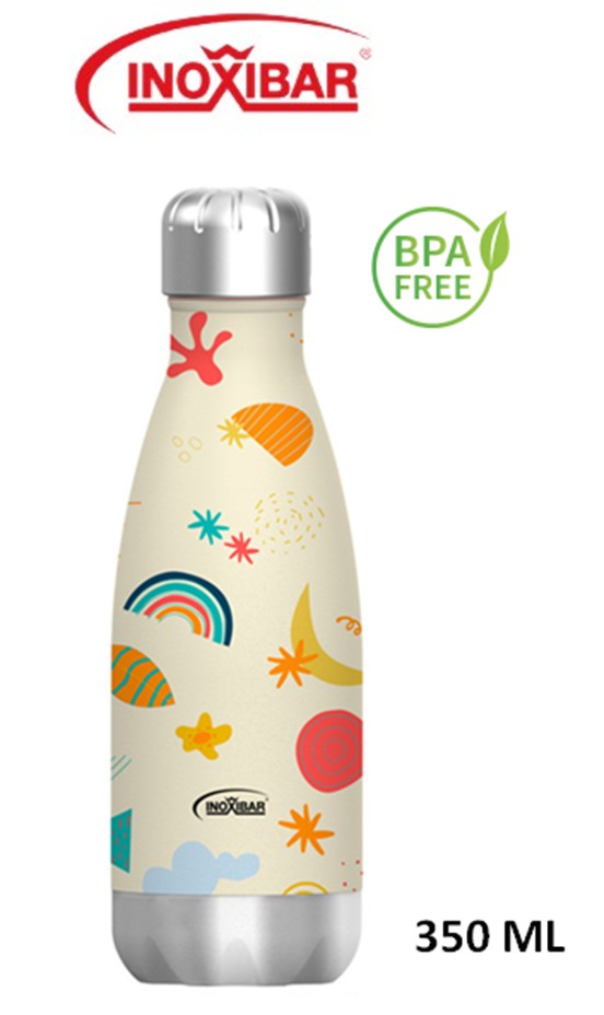 INO61280  TERMO DRINK INOXIBAR 350 ML. IVORY KIDS