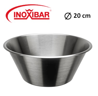 INO67519  CALDERO CÓNICO INOXIBAR 20CM