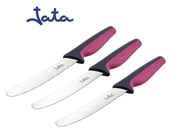 JATAC38  PACK 3 CUCHILLOS MULTIUSOS JATA