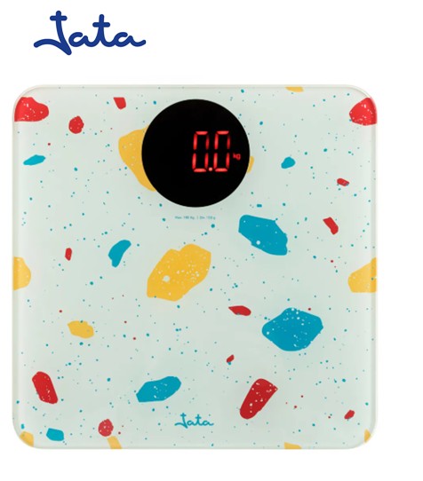 JATHBAS1417  BÁSCULA BAÑO JATA VIDRIO MARCO DISEÑO