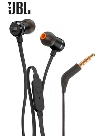 JBLT290NG  AURICULAR BOTÓN JBL CON MICRO NEGRO