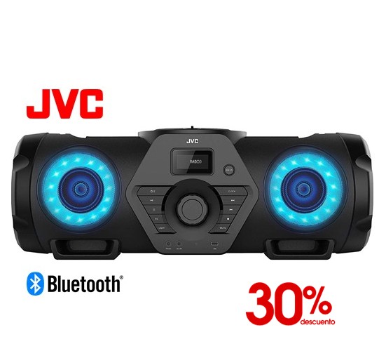 JVCRVNB200BTBP  ALTAVOZ BOOMBLASTER JVC CD/USB