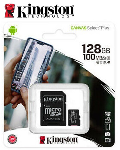 KINMSDCS2128  TARJETA MICRO SD XC KINGSTON 128 GB