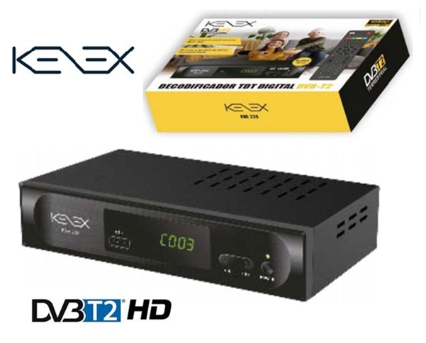 KNXKNE224  TDT GRABADOR KENEX DVBT2 FULL HD SOBREMESA