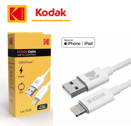 KOD30425996  CABLE KODAK USB - LIGHTNING 1M.
