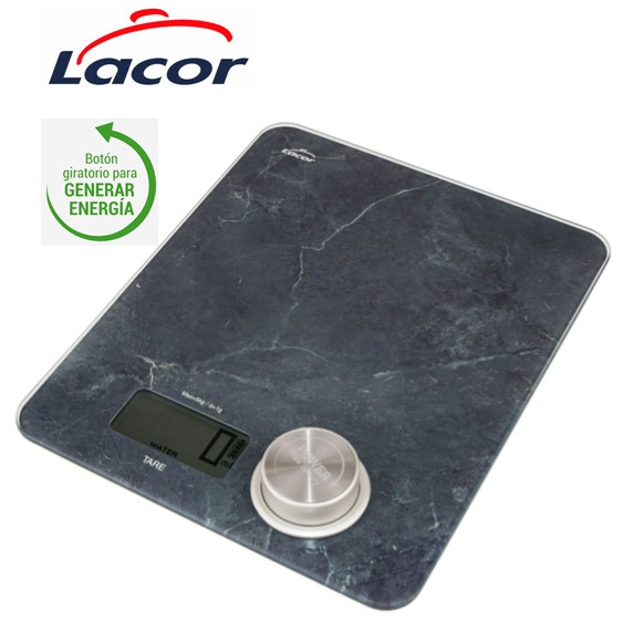 LAC61720  BÁSCULA COCINA ECO LACOR MÁRMOL