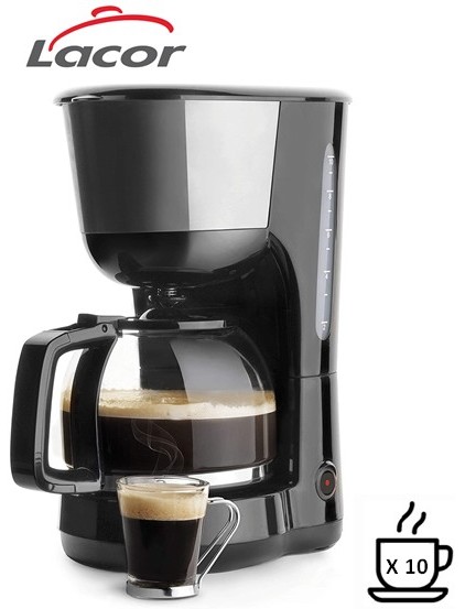LAC69278  CAFETERA GOTEO LACOR 10 TAZAS