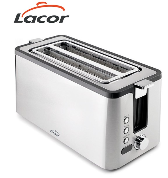 LAC69440  TOSTADOR LACOR 2 RANURAS LARGAS SMART