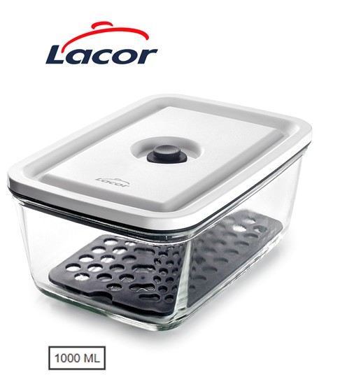 LAC69688  CONTENEDOR DE VACÍO LACOR SMART GLASS 1000 ML
