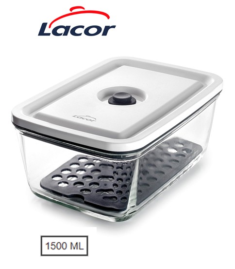 LAC69689  CONTENEDOR DE VACÍO LACOR SMART GLASS 1500 ML
