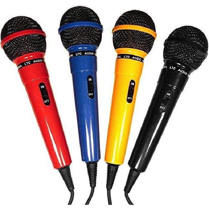 LTC153021  MICRÓFONO LTC DM500 PACK 4 COLORES