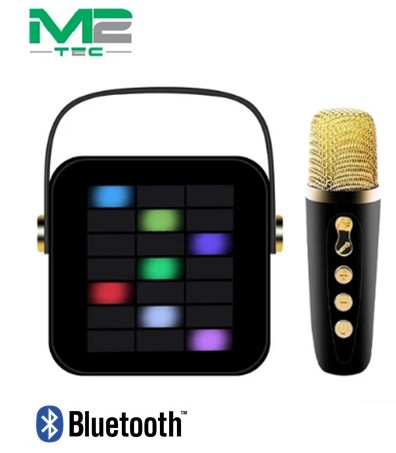 M2TGL01NG  ALTAVOZ BLUETOOTH GREENLYCA  KARAOKE C/ MICRO NEGRO