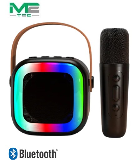 M2TGLK12NG  ALTAVOZ BLUETOOTH GREENLYCA  KARAOKE C/ MICRO NEGRO