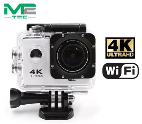 M2TV5910BL  CÁMARA DE ACCIÓN M2 TEC 4K WIFI  BLANCA