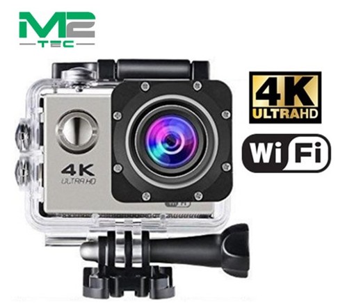 M2TV5910PL  CÁMARA DE ACCIÓN M2 TEC 4K WIFI  PLATA