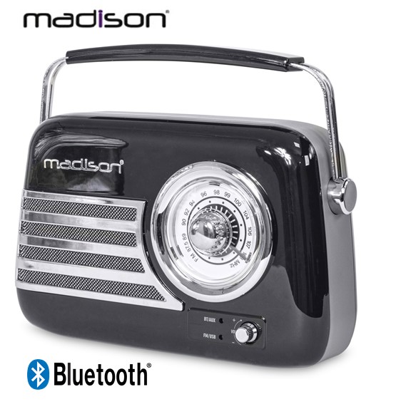MAD105566  RADIO MADISON FREESOUND-VR40B NEGRA
