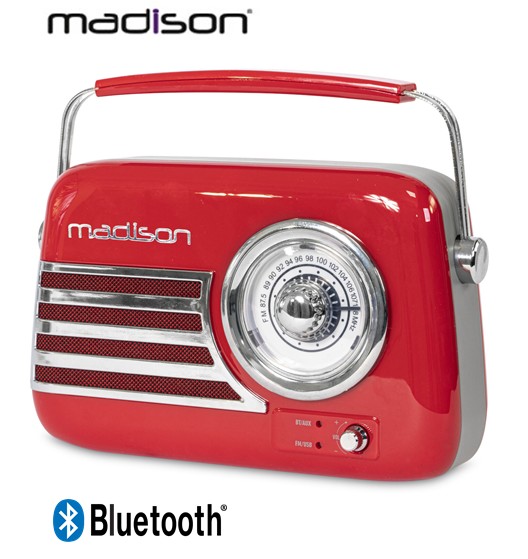 MAD105567  RADIO MADISON FREESOUND-VR40R ROJA