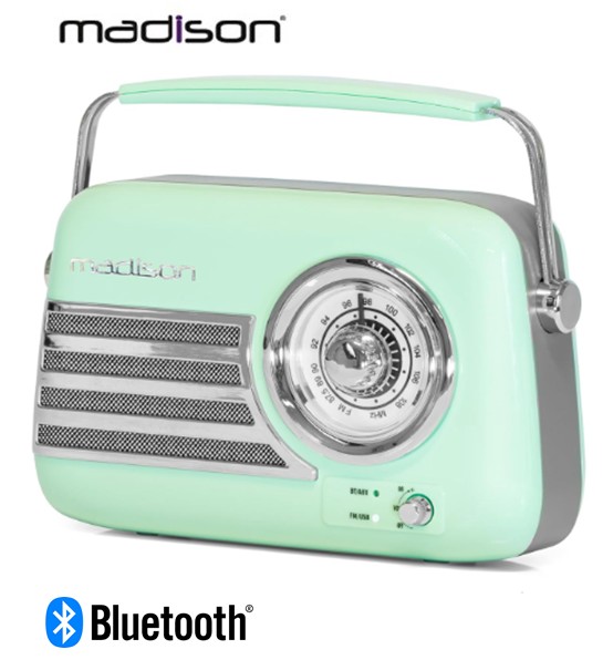 MAD105605  RADIO MADISON FREESOUND-VR40GR VERDE