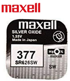 MAX377  PILA BOTÓN MAXELL SR0626 (CAJA 10)