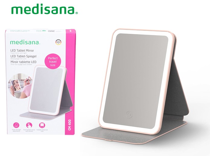 MEDCM400  ESPEJO COSMÉTICO LED MEDISANA TIPO TABLET