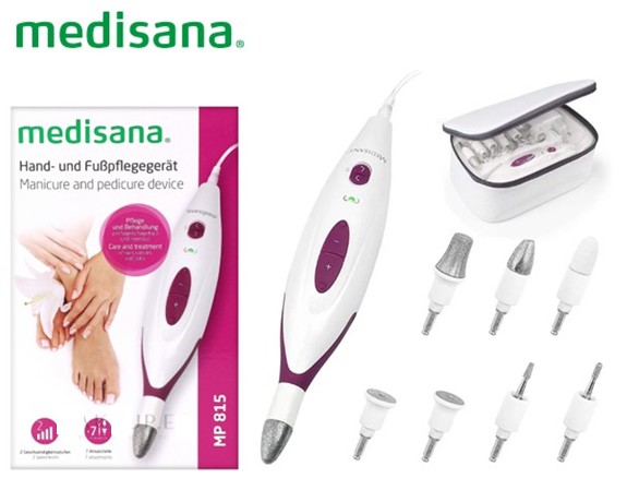 MEDMP815  SET DE MANICURA Y PEDICURA PROFESIONAL MEDISANA