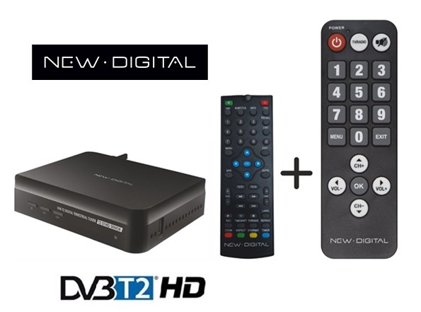 NWDT201DHDSEN  TDT NEW DIGITAL DVBT2 HD SOBREMESA