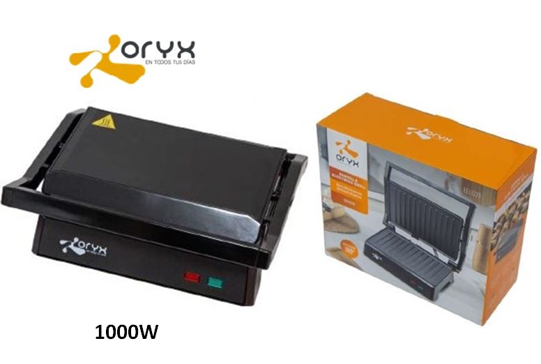 ORYEL1223  GRILL ORYX APERTURA 180º 1000W