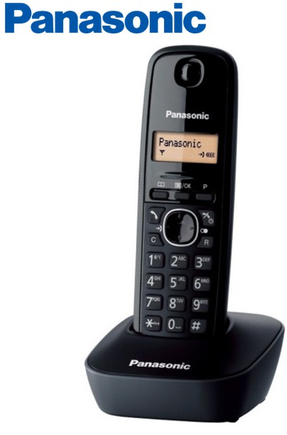 PANKXTG1611  TELEFÓNO PANASONIC INALÁMBRICO NEGRO