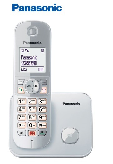 PANKXTG6851PL  TELÉFONO PANASONIC INALÁMBRICO PLATA