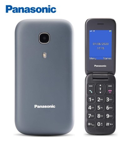 PANKXTU400GR  TELÉFONO MÓVIL PANASONIC USO FÁCIL GRIS