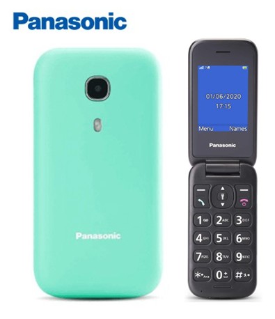 PANKXTU400TU  TELÉFONO MÓVIL PANASONIC USO FÁCIL TURQUESA
