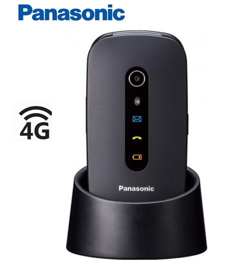 PANKXTU550NG  TELÉFONO MÓVIL PANASONIC USO FÁCIL NEGRO