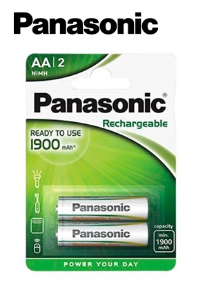 PANLR06RE  PILA RECARGAB LR06 PANASONIC x 2(1900mAh) (CAJA 12)