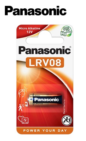PANLRV08  PILA PANASONIC 12V LR23(CAJA 10) BL1