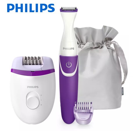 PHIBRP505  DEPILADORA  CON CABLE COMPACTA PHILIPS SATINELLE ESSENTIAL