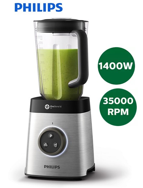 PHIHR3653  BATIDORA DE VASO PHILIPS PROBLEND 6 3D 1400W