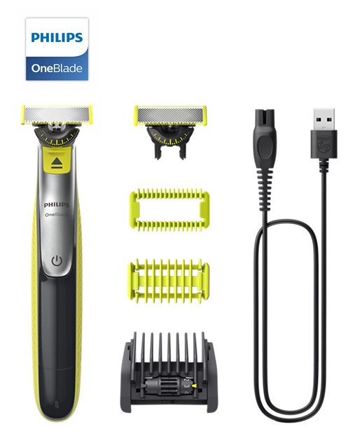 PHIQP2834  BARBERO PHILIPS RECARGABLE ONEBLADE ROSTRO Y CUERPO