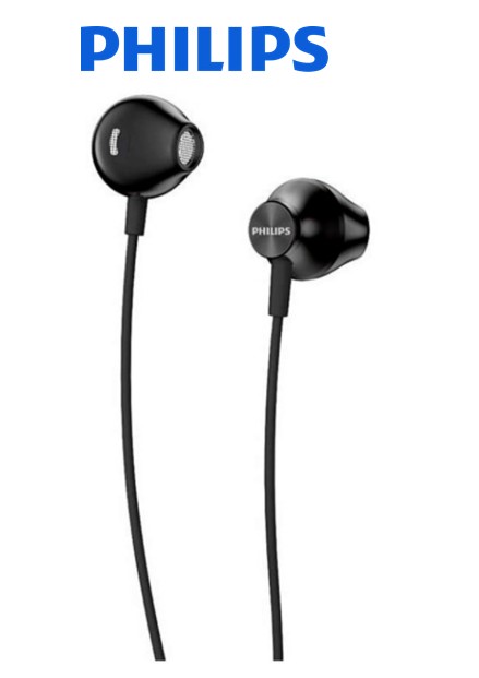 PHITAUE100NG  AURICULAR PHILIPS BOTÓN NEGRO