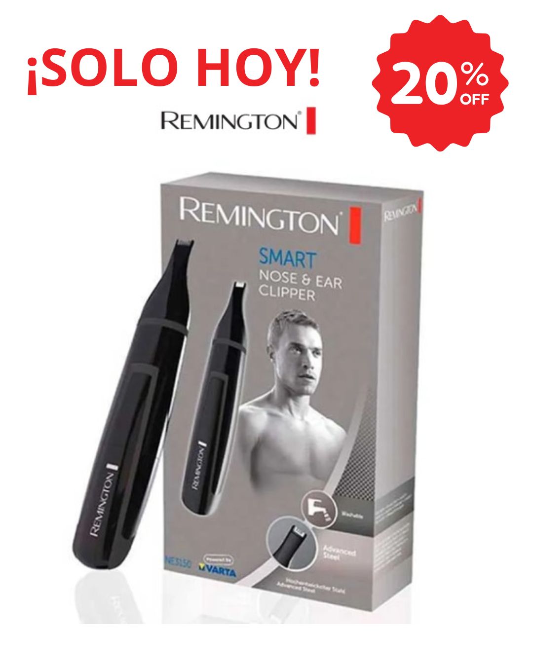 REMNE3150  CORTAPELOS NASAL REMINGTON SMART