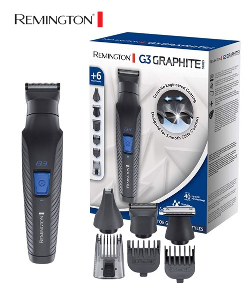 REMPG3000  CORTAPELOS REMINGTON KIT MULTIFUNCIÓN G3 GRAPHITE