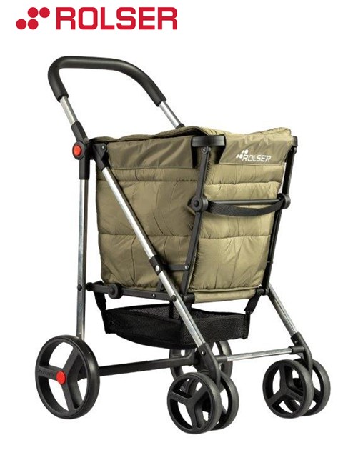 ROLBAS001KA  CARRO COMPRA ROLSER BASKET POLAR 4 B KAKI