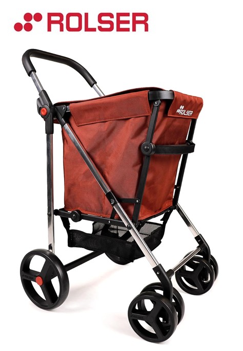 ROLBAS002OXI  CARRO COMPRA ROLSER BASKET MF ÓXIDO PLEGABLE