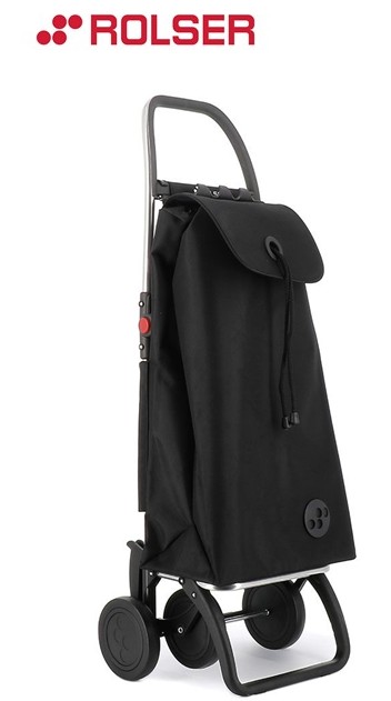 ROLIMX305NG  CARRO COMPRA ROLSER I-MAX MF 4L NEGRO PLEGABLE