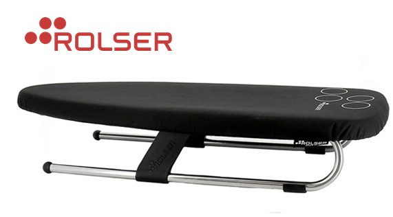 ROLK08001NG  TABLA DE PLANCHADO ROLSER K-MINI SURF NEGRO
