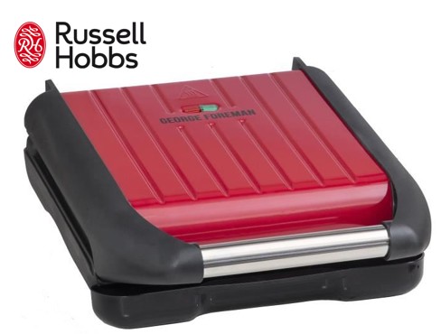 RUS2503056  GRILL COMPACTO GEORGE FOREMAN 1200W ROJO